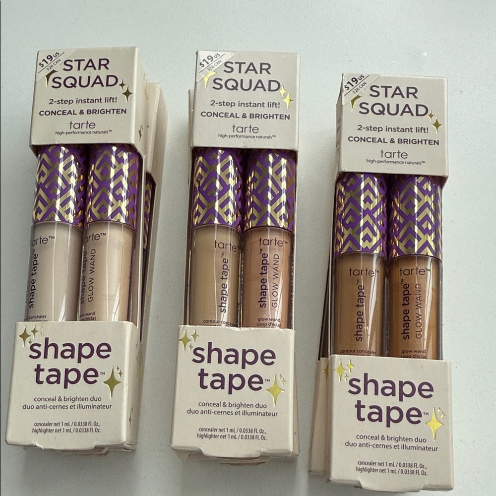 Tarte shape tape concealer & brighten duo